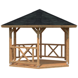 Pavillon »Betty 1«, Spitzdach, sechseckig, BxHxT: 423 x 313 x 423 cm