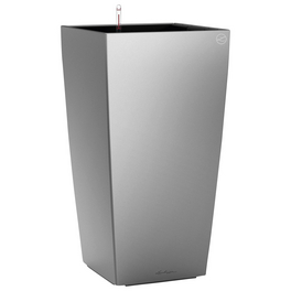Pflanzgefäß »CUBICO«, BxHxT: 40 x 75 x 41 cm, silber-Metallic