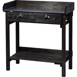 Pflanztisch, BxHxL: 79 x 90 x 39 cm, schwarz Pflanztisch, BxHxL: 79 x 90 x 39 cm, schwarz