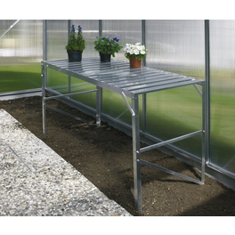Pflanztisch, BxL: 53,76 x 121,04 cm, Aluminium