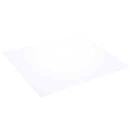 Polystyrolglas, BxL: 1000 x 1000 mm, Kunststoff, transparent (milchig)