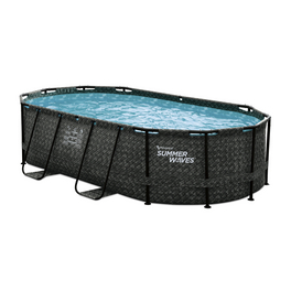 Pool »Active«, grau, BxHxL: 250 x 100 x 424 cm Pool »Active«, grau, BxHxL: 250 x 100 x 424 cm