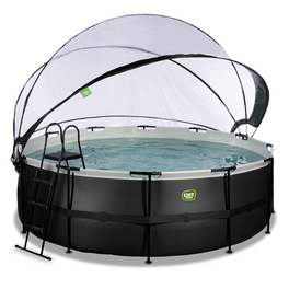 Pool »Black Leather Pools«, Ø: 447 cm, 14758 l, schwarz Pool »Black Leather Pools«, Ø: 447 cm, 14758 l, schwarz