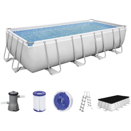 Pool, grau, BxHxL: 244 x 122 x 488 cm Pool, grau, BxHxL: 244 x 122 x 488 cm