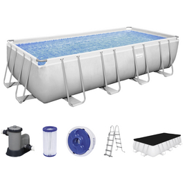 Pool, grau, BxHxL: 274 x 122 x 549 cm Pool, grau, BxHxL: 274 x 122 x 549 cm