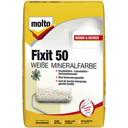 Pulver-Mineralfarbe »Fixit 50«, weiß, 25 l, 62,5 m²