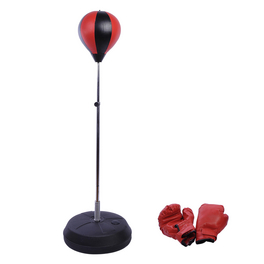 Punchingball-Set, rot/schwarz, BxHxL: 43 x 145 x 43 cm