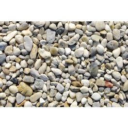 Quarzkiesel, weiss/bunt, Marmor, PE-Sack