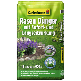 Rasendünger, 15 kg, für 600 m², schützt vor Nährstoffmangel