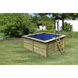 Rechteckpool, braun, BxH: 350 x 125 cm Rechteckpool, braun, BxH: 350 x 125 cm