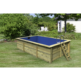 Rechteckpool, braun, BxH: 350 x 125 cm Rechteckpool, braun, BxH: 350 x 125 cm