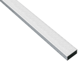 Rechteckrohr, LxBxH: 1000 x 10 x 20 x 1 mm, edelstahlfarben