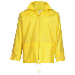 Regenjacke »Basic«, gelb, Polyester, Gr. S