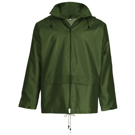 Regenjacke »Basic«, olivgrün, Polyester, Gr. S
