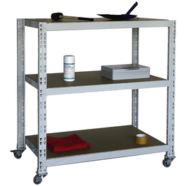 Rollregal, BxT: 100 x 60 cm, grau Rollregal, BxT: 100 x 60 cm, grau
