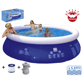 Rundpool, blau, ØxH: 360 x 76 cm Rundpool, blau, ØxH: 360 x 76 cm