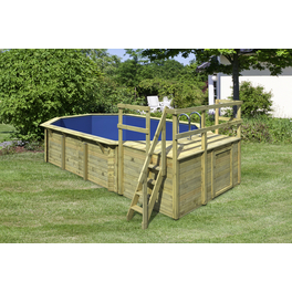 Rundpool, braun, 19000 l, BxH: 358x124 cm Rundpool, braun, 19000 l, BxH: 358x124 cm