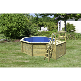 Rundpool, braun, BxH: 358 x 124 cm Rundpool, braun, BxH: 358 x 124 cm