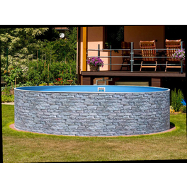 Rundpool, steinfarben, ØxH: 450 x 90 cm Rundpool, steinfarben, ØxH: 450 x 90 cm