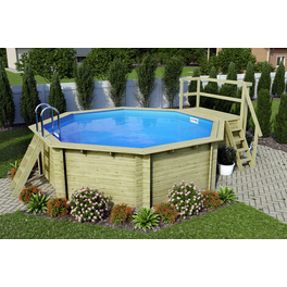 Rundpool »Var. B«, braun, BxHxL: 428 x 124 x 420 cm Rundpool »Var. B«, braun, BxHxL: 428 x 124 x 420 cm