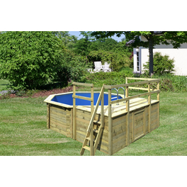 Rundpool »Var. D«, braun, BxHxL: 358 x 124 x 350 cm Rundpool »Var. D«, braun, BxHxL: 358 x 124 x 350 cm