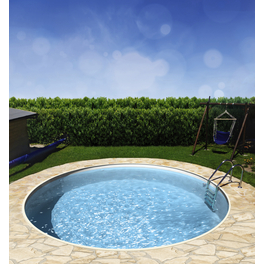 Rundpool, weiß, ØxH: 350 x 135 cm