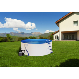 Rundpool, weiß, ØxH: 400 x 120 cm Rundpool, weiß, ØxH: 400 x 120 cm
