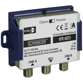 SAT-Umschaltbox, Silber, Metall, Satellitenanschluss
