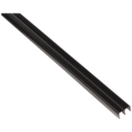 Schiebeprofil, LxBxH: 2000 x 10 x 16 x 1 mm, schwarz