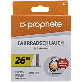 Schlauch, Autoventil, 26 Zoll