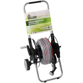 Schlauchwagen-Set, Stahl, grau Schlauchwagen-Set, Stahl, grau