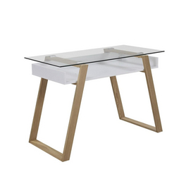 Schreibtisch »Schreibtisch«, BxT: 62 x 55 cm, eichenholz|glas