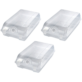 Schuhboxen, BxHxL: 19,5 x 10 x 32 cm, Polypropylen (PP), transparent/weiß