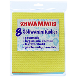 Schwammtuch »Schwammtex «, BxL: 18 x 21 cm, Viskose