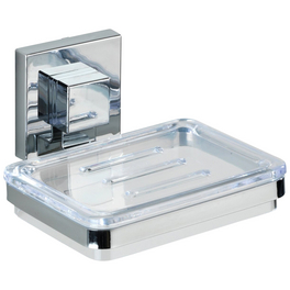 Seifenablage »Vacuum-Loc Quadro«, Edelstahl, silberfarben