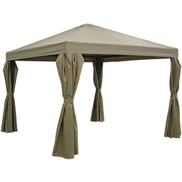Seitenteile, Breite: 300 cm, Polyester, hellbraun Seitenteile, Breite: 300 cm, Polyester, hellbraun
