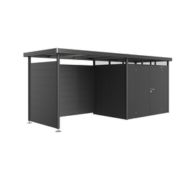 Seitenwand »HighLine«, Breite: 237 cm, Stahlblech, dunkelgrau-metallic Seitenwand »HighLine«, Breite: 237 cm, Stahlblech, dunkelgrau-metallic