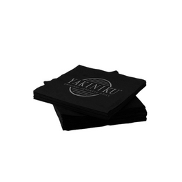 Serviette, Yakiniku Logo, 100 Stk., 20x20 cm, schwarz Serviette, Yakiniku Logo, 100 Stk., 20x20 cm, schwarz