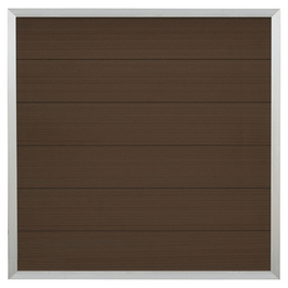 Sichtschutzzaun »Moglia«, WPC/Aluminium, HxL: 180 x 180 cm