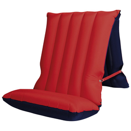 Sitz-/Liegematratze, 54 x 16 x 175cm, blau/rot