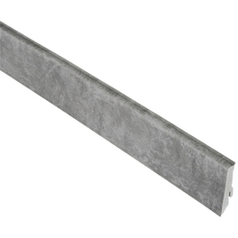 Sockelleiste, Beton grau, PVC, LxHxT: 240 x 5,9 x 1,7 cm