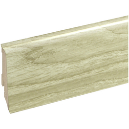Sockelleiste, Eiche beige, PVC, LxHxT: 240 x 5,9 x 1,7 cm