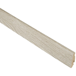 Sockelleiste, Eiche grau, MDF, LxHxT: 240 x 5,8 x 1,9 cm