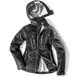 Softshelljacke, schwarz, Elastan/Polyester, Gr. XS