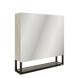 Spiegelschrank »JACLYN«, beige, Holz, BxHxT: 73 x 75 x 16 cm