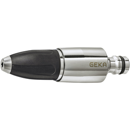 Spritzdüse »GEKA Plus«, Länge: 1 cm, Messing/Kunststoff, silberfarben/schwarz