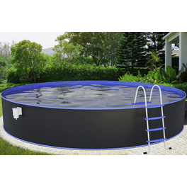 Stahlwand-Pool »Nuovo «, ØxH: 550 x 120 cm, Rund, Weiß Stahlwand-Pool »Nuovo «, ØxH: 550 x 120 cm, Rund, Weiß