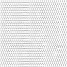 Streckmetallblech, BxL: 120 x 1000 mm, Stahl, silberfarben
