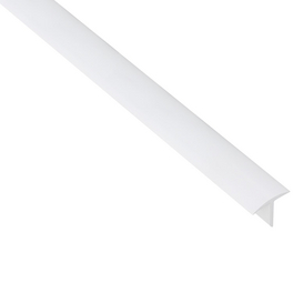 T-Profil Kunststoff weiß 1000 x 25 x 18 x 2 mm