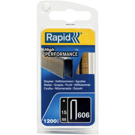 Tackerklammern, 15 mm, Heftklammer Typ 606, 1200 St., in Blisterverpackung
